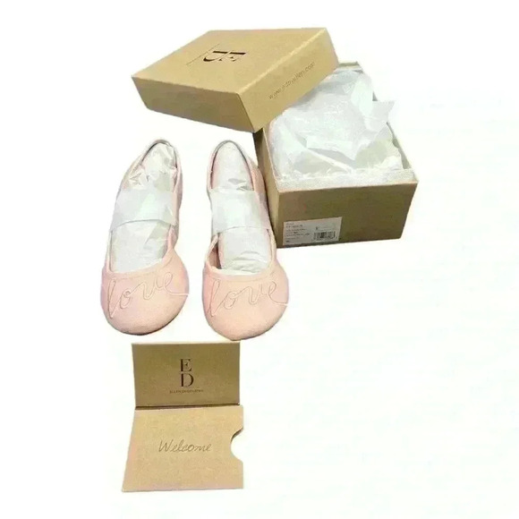 🆕Peony Pink Ballet Flats by Ellen, size 4M. NWT - Picture 1 of 4